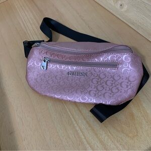 GUESS Metallic Pink Crossbody Bag